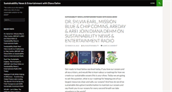 Desktop Screenshot of blog.sustainabilitynewsandentertainment.com