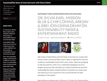 Tablet Screenshot of blog.sustainabilitynewsandentertainment.com